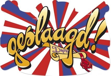 Feestbazaar Kroonschild Hoera Diploma