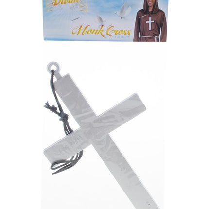 Feestbazaar Kruis Priester Zilver Groot