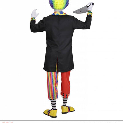 Feestbazaar Kwaadaardige Clown kostuum man