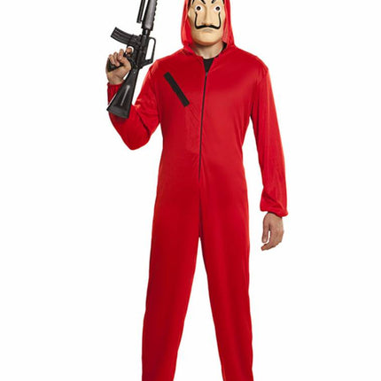 Feestbazaar La Casa de Papel outfit compleet met masker