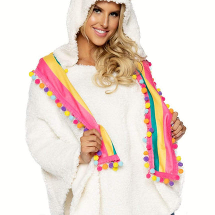 Feestbazaar Lama Poncho Vrouw