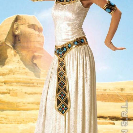Feestbazaar Lange Egyptische keizerin kostuum