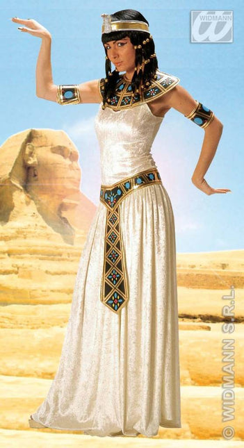Feestbazaar Lange Egyptische keizerin kostuum