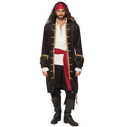 Feestbazaar Lange Piratenjas Man