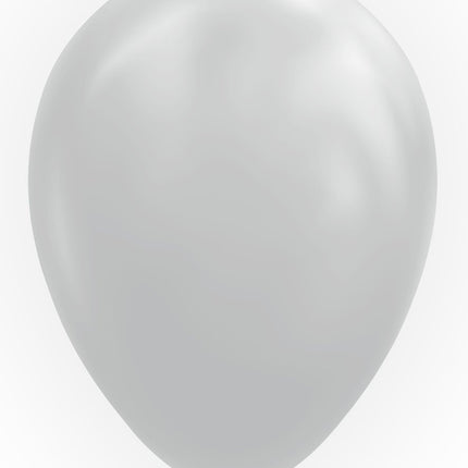 Feestbazaar Latex Ballonnen Cool Grey (10st)