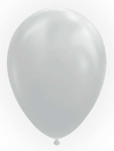 Feestbazaar Latex Ballonnen Cool Grey (10st)