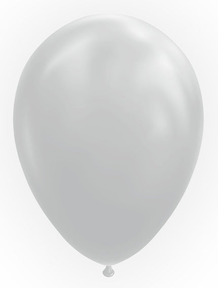 Feestbazaar Latex Ballonnen Cool Grey (10st)
