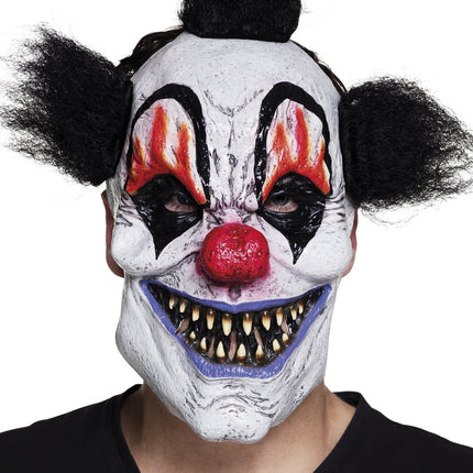 Feestbazaar Latex gezichtsmasker Scary clown