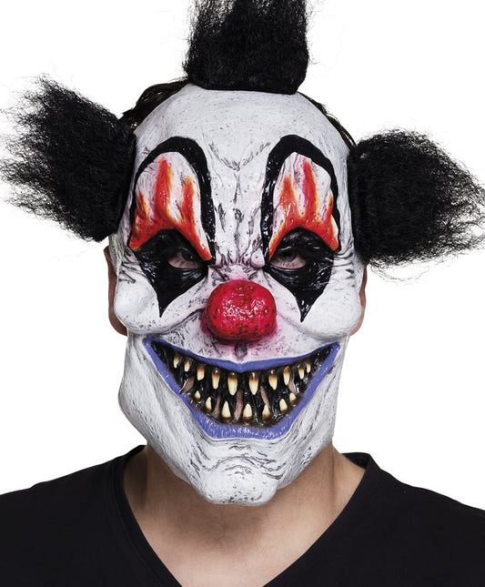 Feestbazaar Latex gezichtsmasker Scary clown