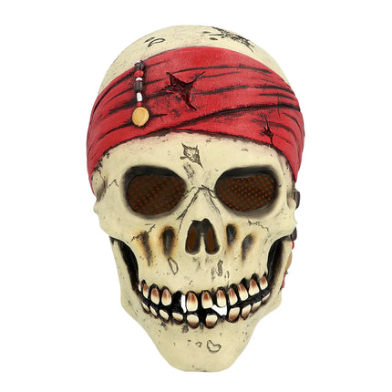 Feestbazaar Latex hoofdmasker Piraat Crinson