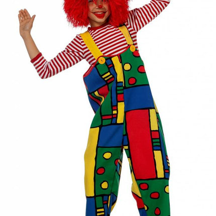 Feestbazaar Latzhose Mondriaan kind