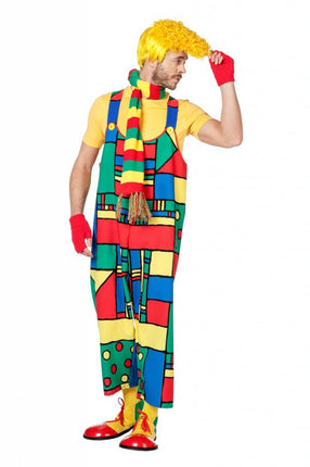 Feestbazaar Latzhose mondriaan man