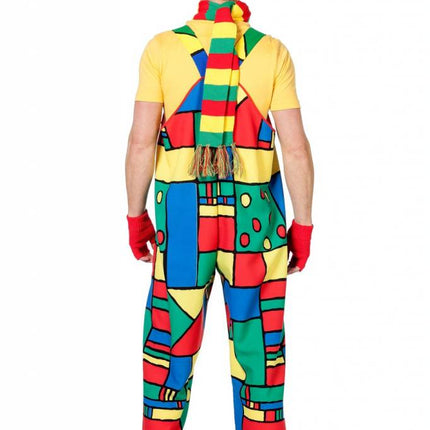 Feestbazaar Latzhose mondriaan man