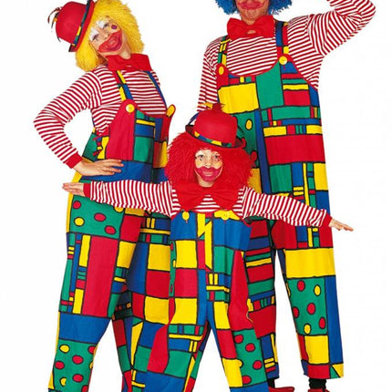 Feestbazaar Latzhose Mondriaan vrouw