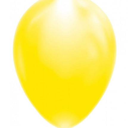Feestbazaar LED Ballonnen Geel (5st)