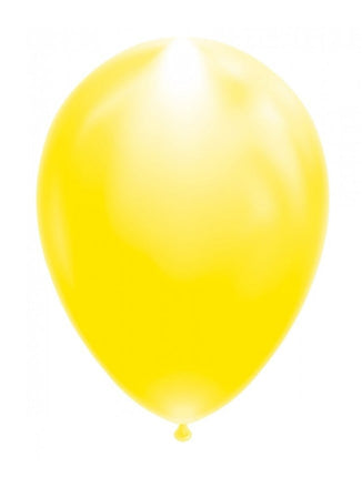 Feestbazaar LED Ballonnen Geel (5st)
