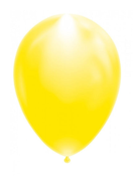 Feestbazaar LED Ballonnen Geel (5st)
