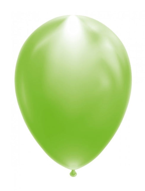 Feestbazaar LED Ballonnen Groen (5st)