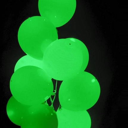Feestbazaar LED Ballonnen Groen (5st)