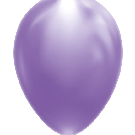 Feestbazaar LED Ballonnen Paars (5st)