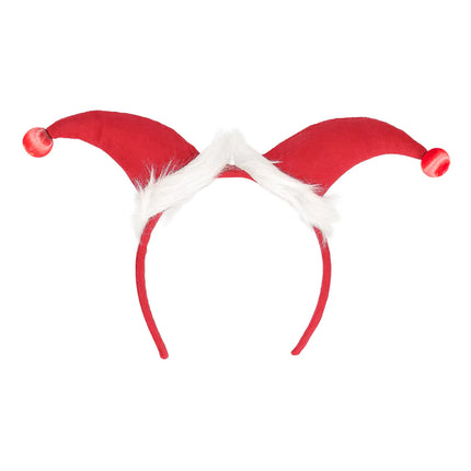 Feestbazaar LED Diadeem Santa