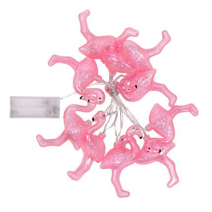 Feestbazaar Led-lichtslinger Flamingo (1,4m)
