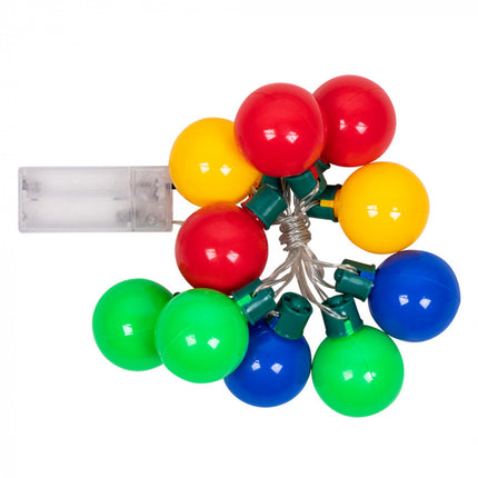 Feestbazaar Led-lichtslinger Partylampjes mixkleur (1,4m)
