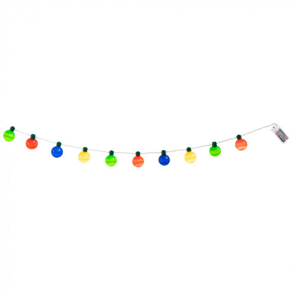 Feestbazaar Led-lichtslinger Partylampjes mixkleur (1,4m)