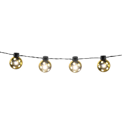 Feestbazaar Led-lichtsnoer Partybal Goud (140cm)