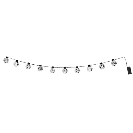 Feestbazaar Led-lichtsnoer Partybal Zilver (140cm)