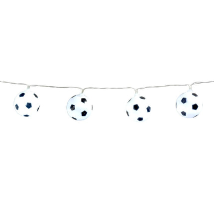 Feestbazaar Led-lichtsnoer Voetbal wit (140cm)