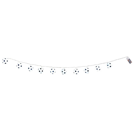 Feestbazaar Led-lichtsnoer Voetbal wit (140cm)