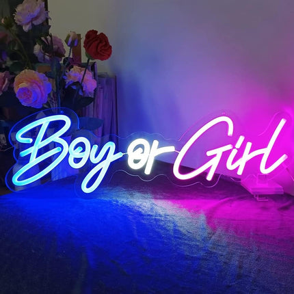 Feestbazaar LED Neon Lamp Boy or Girl