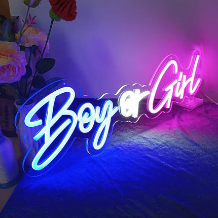 Feestbazaar LED Neon Lamp Boy or Girl