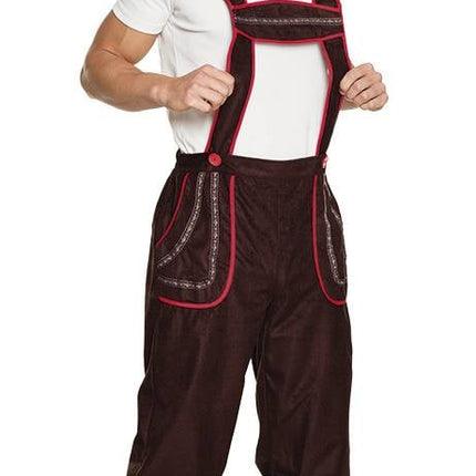 Feestbazaar Lederhose bruin Alhwin