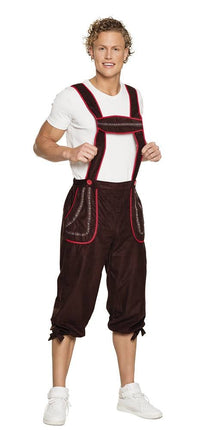 Feestbazaar Lederhose bruin Alhwin