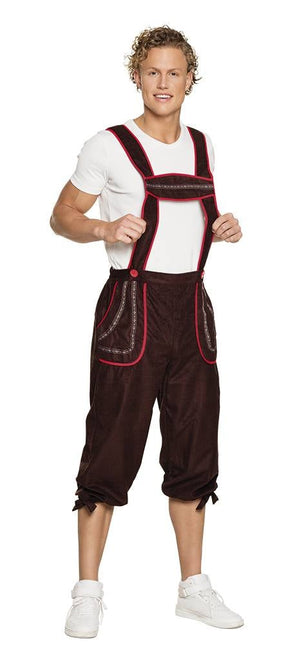 Feestbazaar Lederhose bruin Alhwin