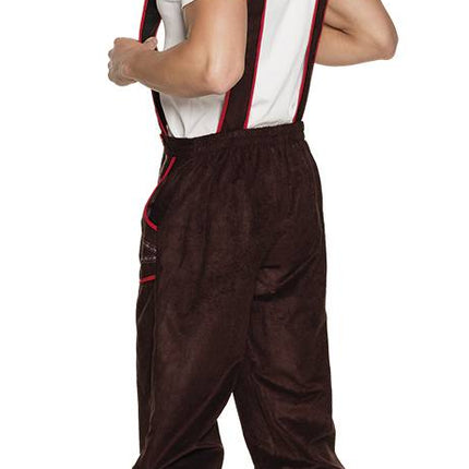 Feestbazaar Lederhose bruin Alhwin