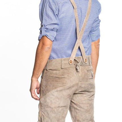 Feestbazaar Lederhose Vintage luxe kort