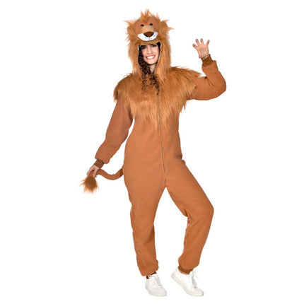 Feestbazaar Leeuw Onesie Plush Volwassenen