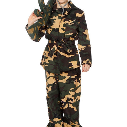 Feestbazaar Leger verkleedkleding kind