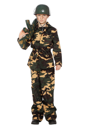 Feestbazaar Leger verkleedkleding kind