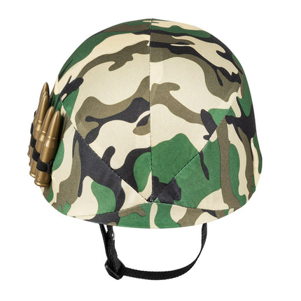 Feestbazaar Legerhelm Camouflage Kinderen