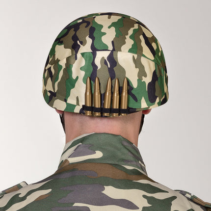Feestbazaar Legerhelm Camouflage Volwassenen