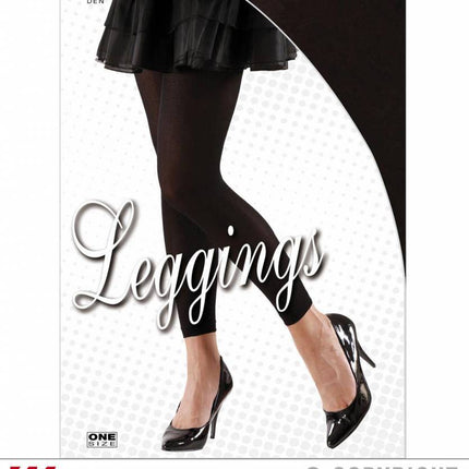 Feestbazaar Legging basic zwart