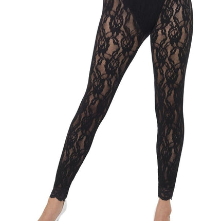 Feestbazaar Legging kant zwart