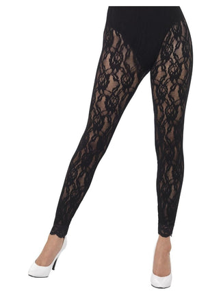 Feestbazaar Legging kant zwart