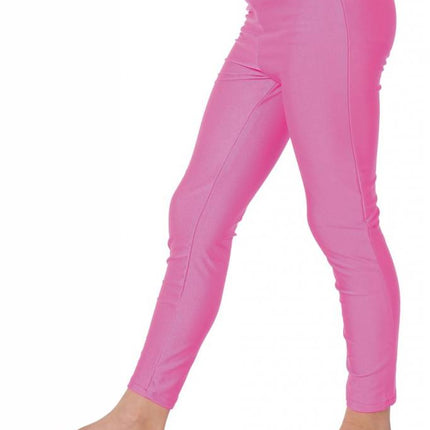 Feestbazaar Legging kind neon pink