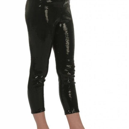 Feestbazaar Legging pailletten zwart kind