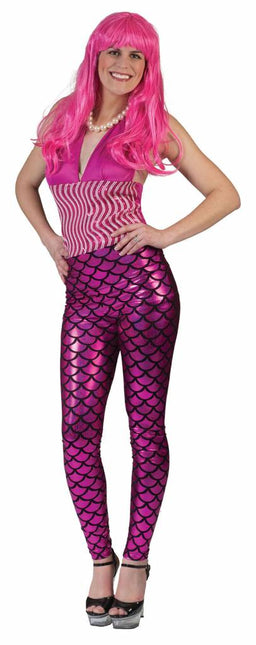 Feestbazaar Legging zeemeermin pink